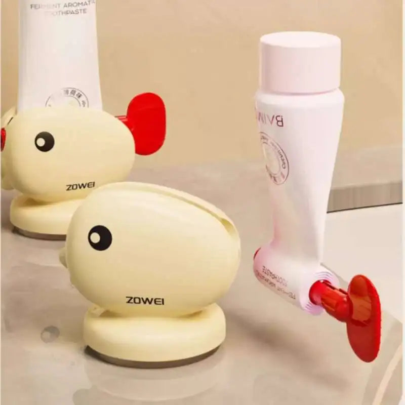 Cute Whale Toothpaste Squeezer with Suction Cup
