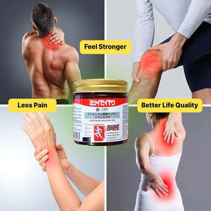 Japanese Herbal Pain Relief Massage Gel
