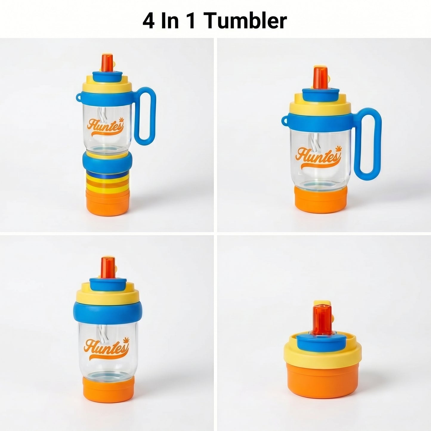 4-in-1 Insulated Tumbler Bottle