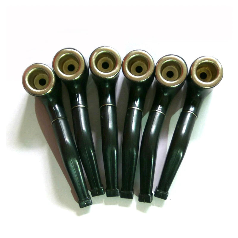 Retro Black Bent Portable Durable Mini Tobacco Pipe