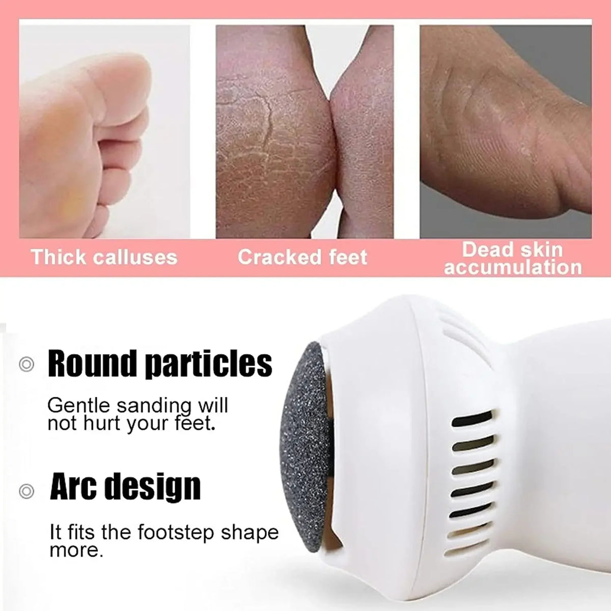 Rechargeable Electric Foot Callus Remover