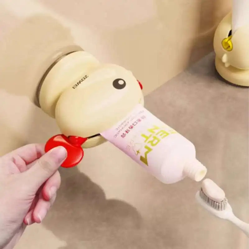 Cute Whale Toothpaste Squeezer with Suction Cup