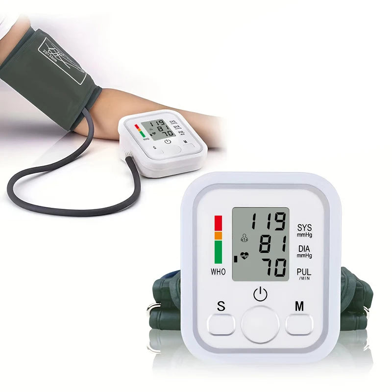 Digital Arm Blood Pressure Monitor – Automatic BP & Heart Rate Checker