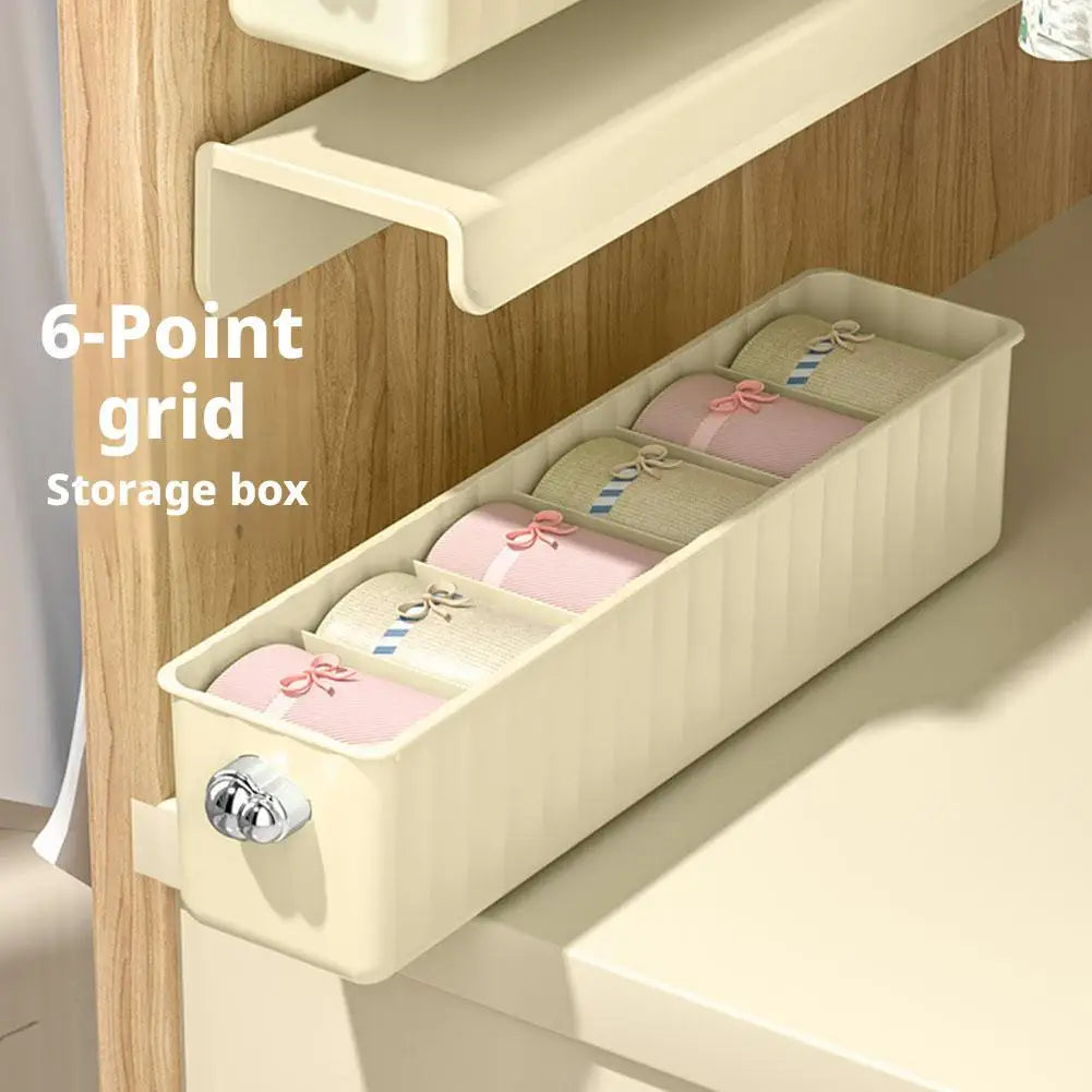 Multifunctional Wall Hanging Organizer with 6 Compartments – Space Saving Storage Rack for Bathroom, Kitchen, Bedroom & Office