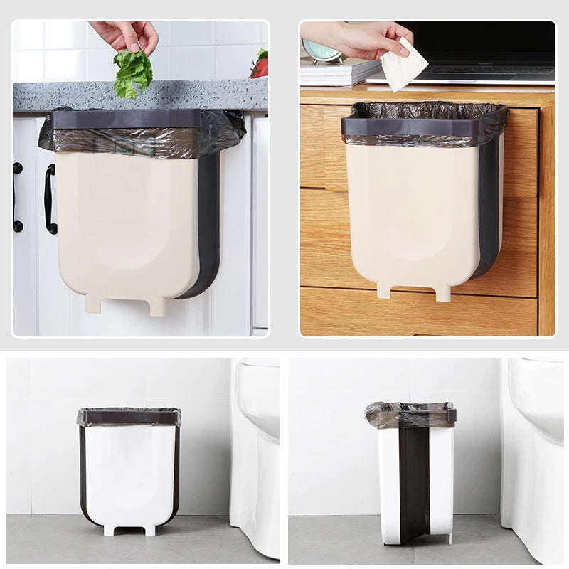 9L Foldable Hanging Trash Bin