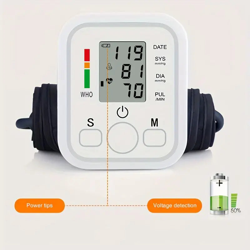 Digital Arm Blood Pressure Monitor – Automatic BP & Heart Rate Checker