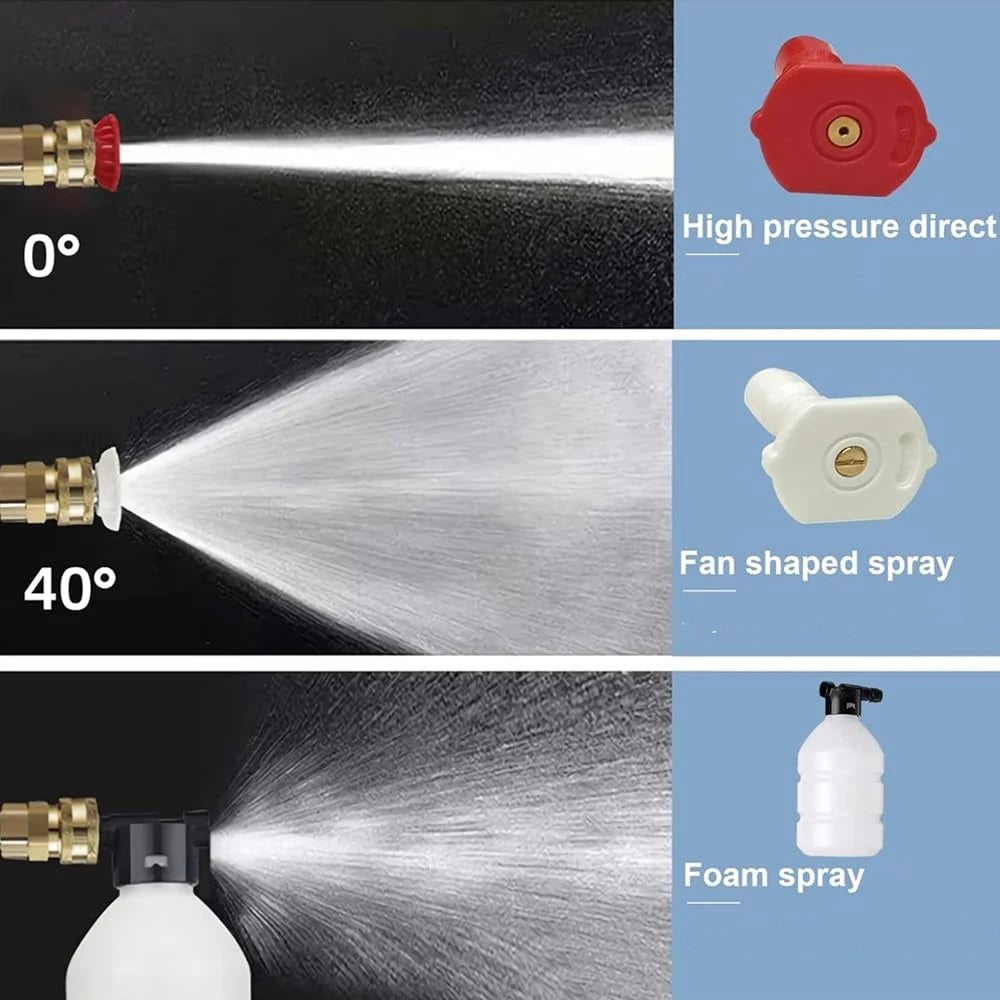 48V Cordless High Pressure Car Wash Gun – Portable Lithium Battery Hydraulic Spray Washer for Cars, Bikes & Home Cleaning