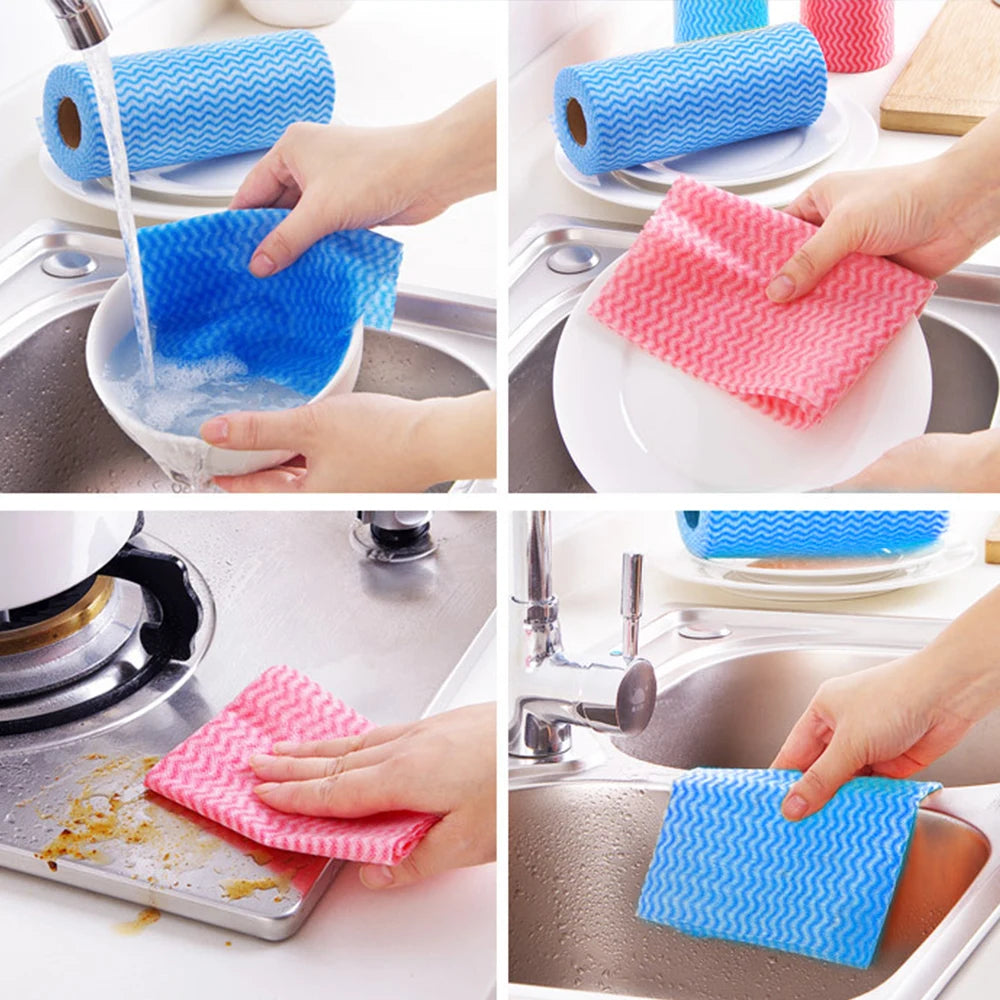 50-Piece Reusable All-Purpose Heavy Duty Wipes