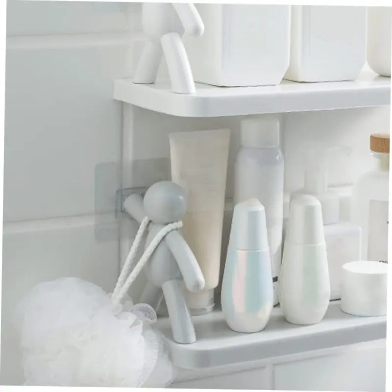 Self-Adhesive Wall-Mounted Character Shelf – No Drilling Required