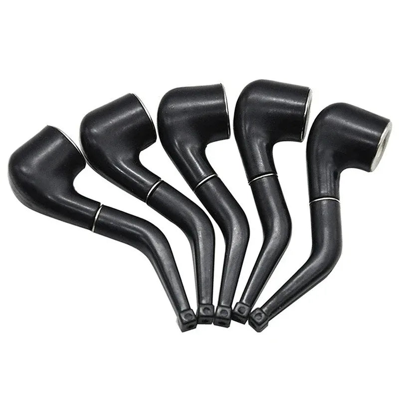 Retro Black Bent Portable Durable Mini Tobacco Pipe