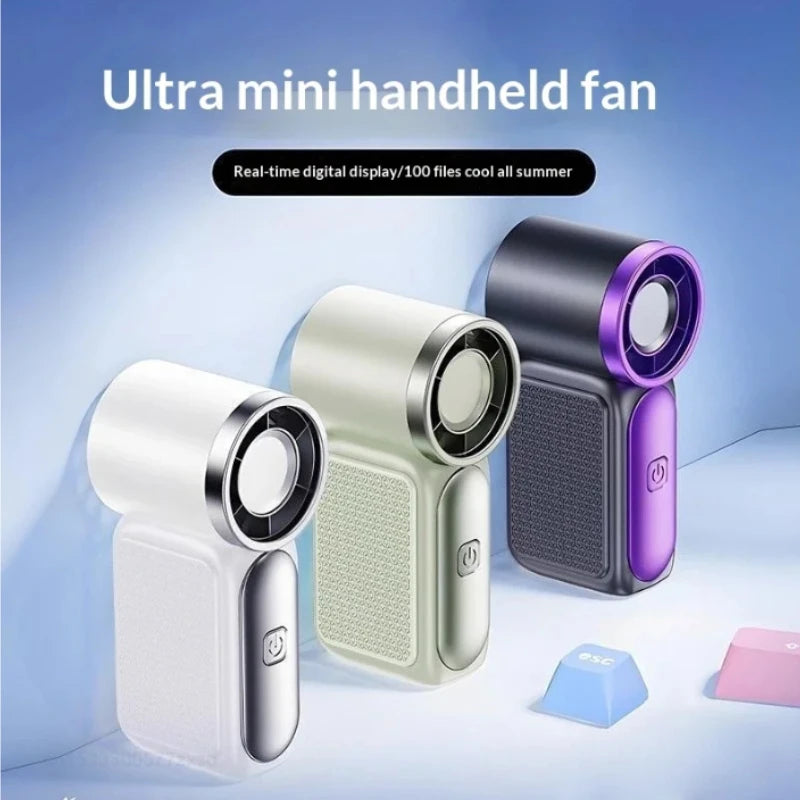 High-Speed Pocket Fan – 100-Level Adjustable Wind Speeds