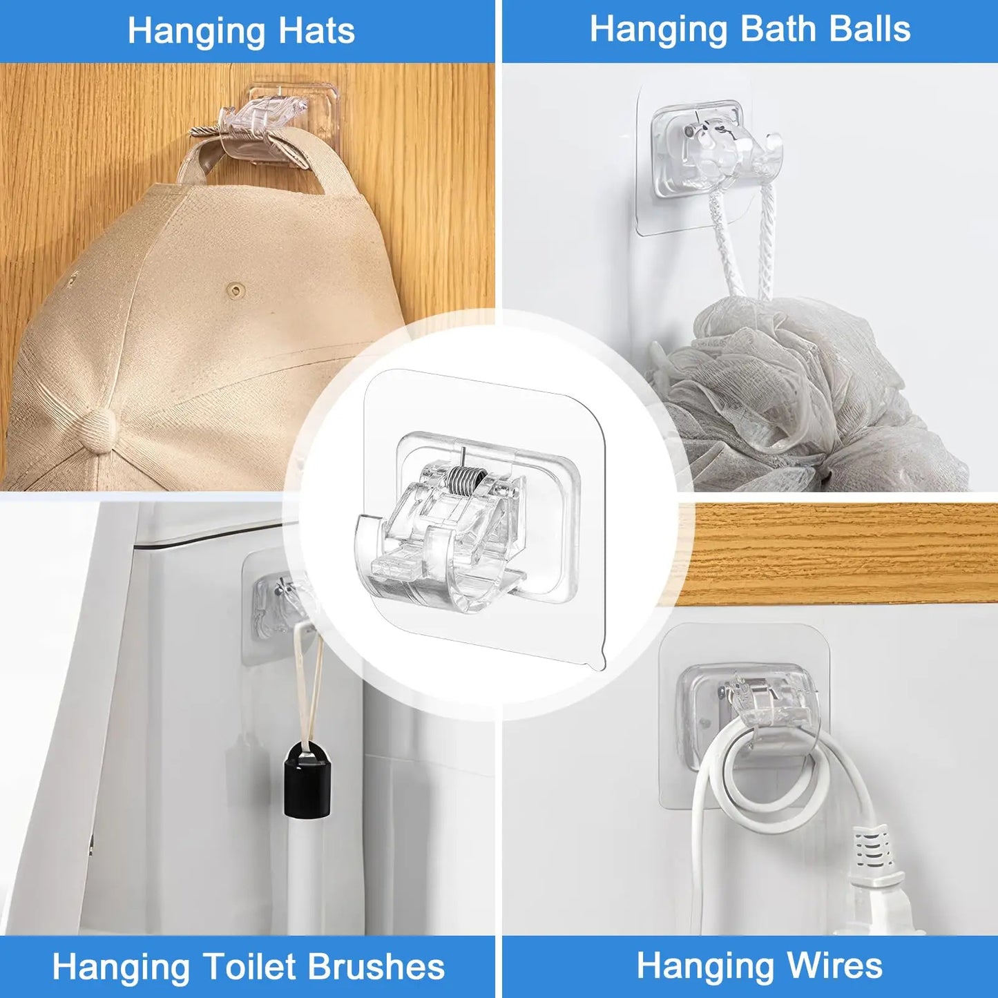 Self Adhesive Curtain Rod Holder – No Drill Adjustable Curtain Rod Brackets