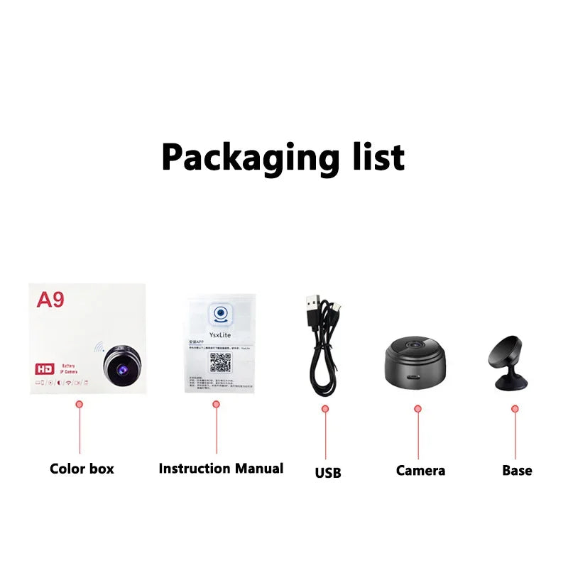 Mini 1080P HD WiFi Security Camera