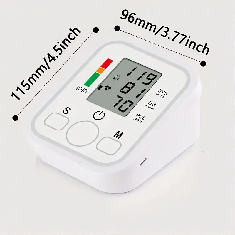 Digital Arm Blood Pressure Monitor – Automatic BP & Heart Rate Checker