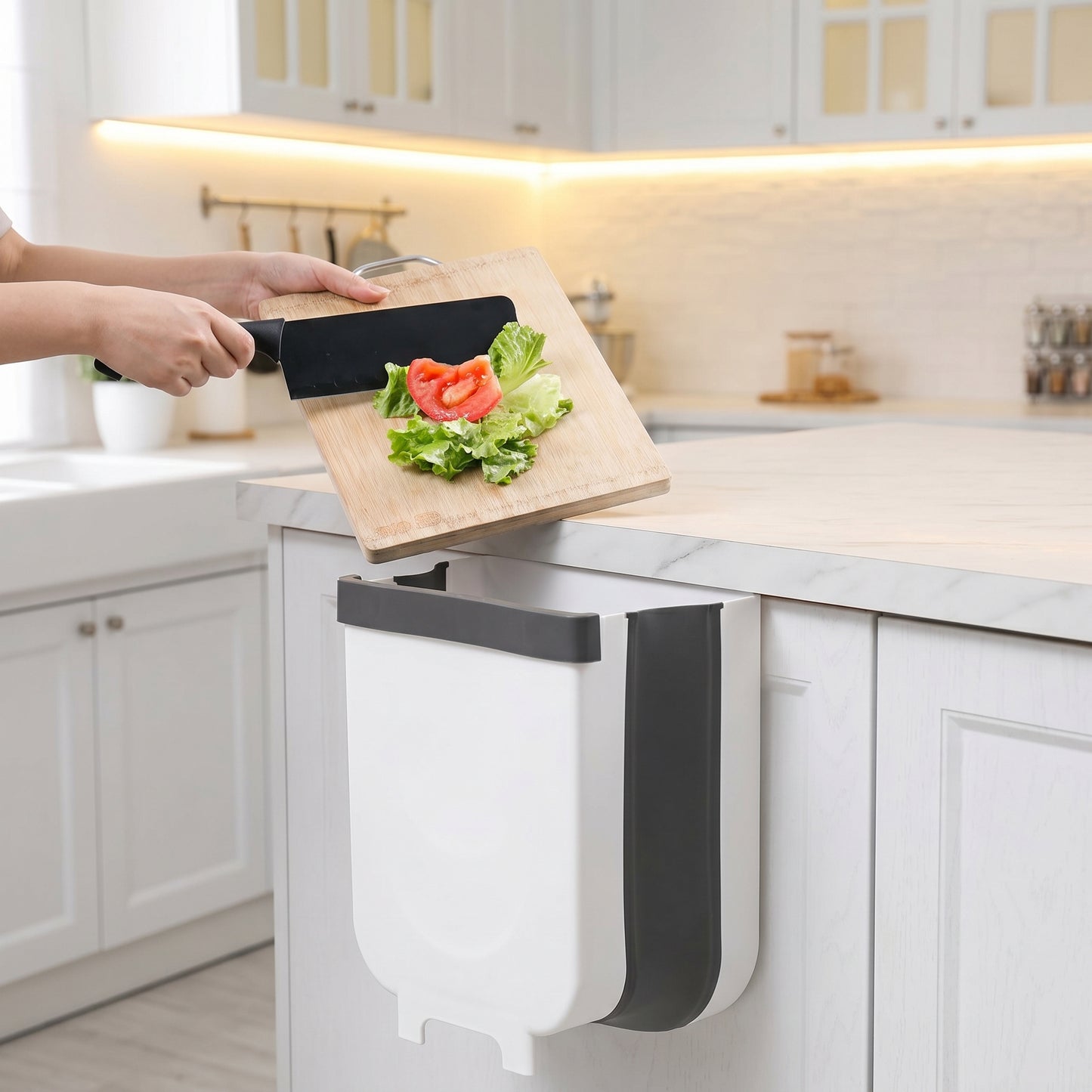 9L Foldable Hanging Trash Bin