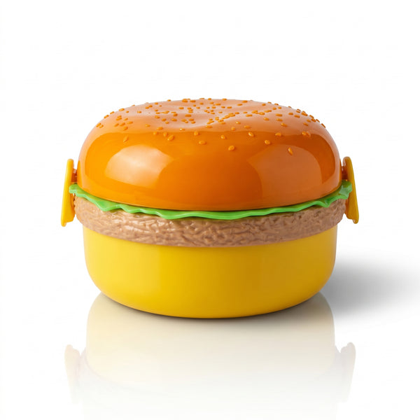 3-Layer Burger-Shaped Kids Lunch Box