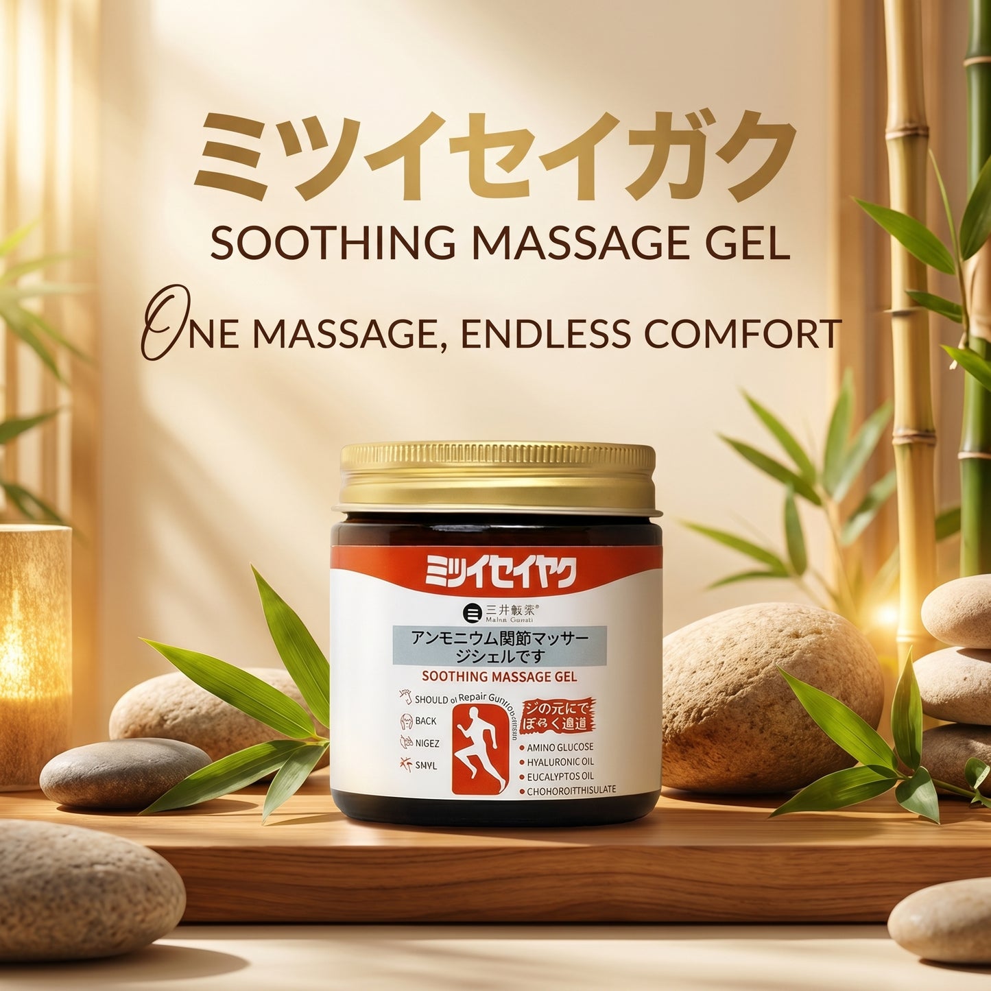 Japanese Herbal Pain Relief Massage Gel
