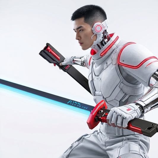 LED Laser Sword with Smoke Effect, Multi-Color Lights & Sound Effects