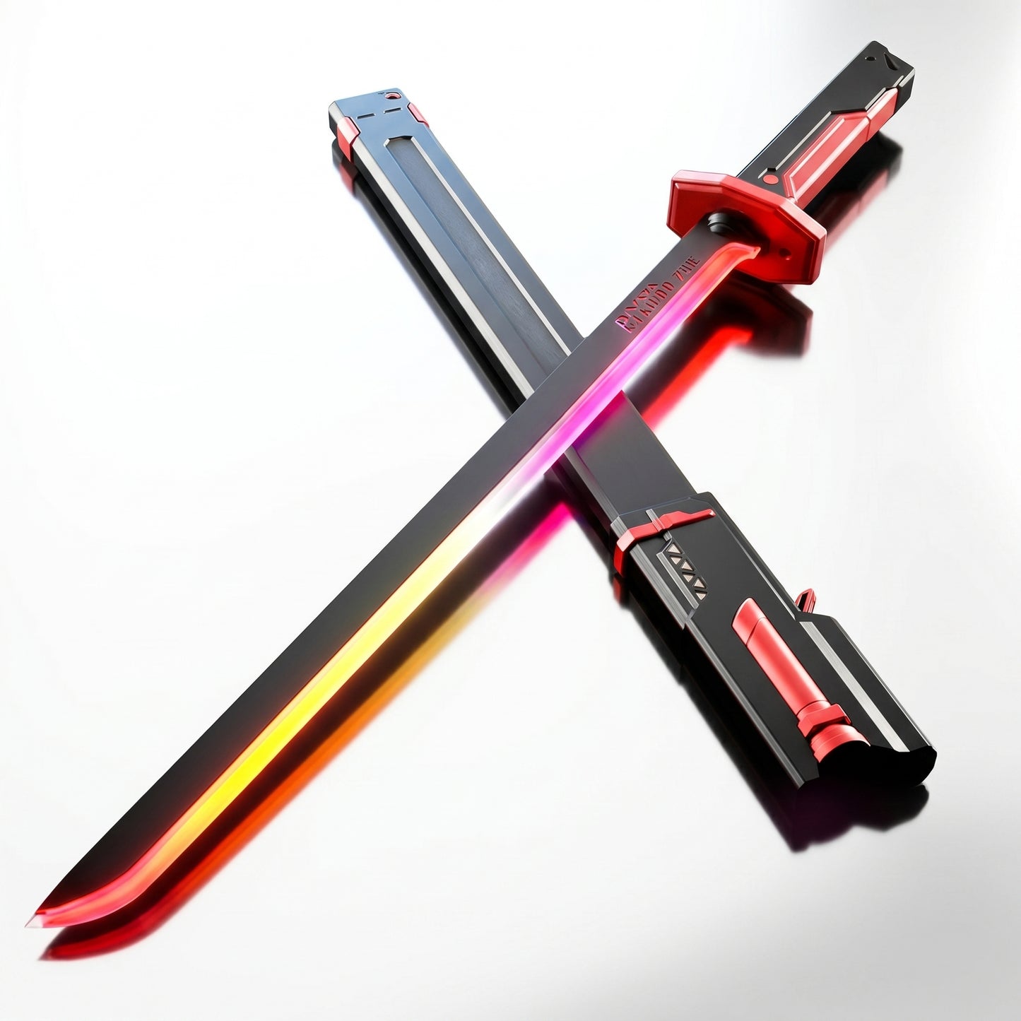LED Laser Sword with Smoke Effect, Multi-Color Lights & Sound Effects