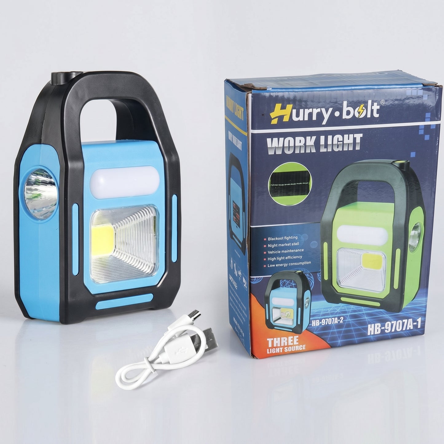Solar and USB Powered 3-Mode LED Lantern & Flashlight